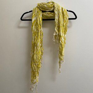 Zebra Print Fringe Scarf